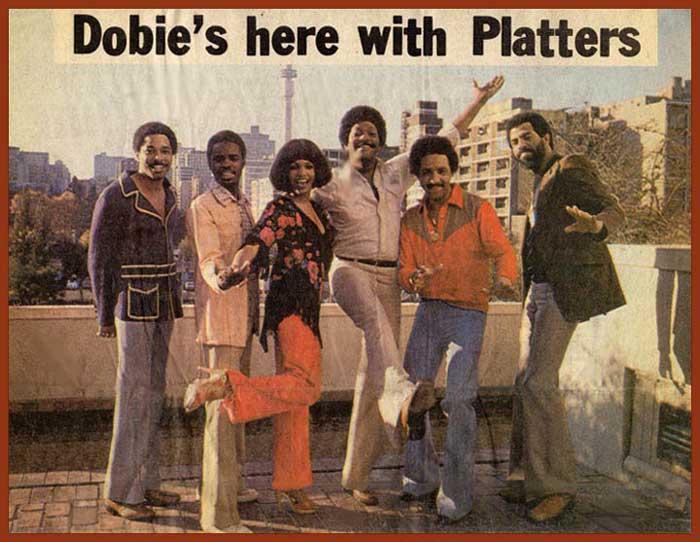 with platters.jpg - Dobie (4th from L) with The Platters